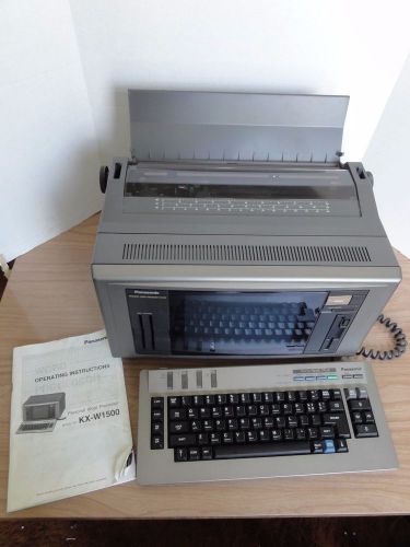 VTG Panasonic Personal Word Processor Model KX-W1500 w/ Manual