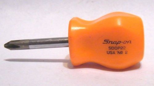 Snap-on Tools #SDDP22 #2 Stubby Phillips Screwdriver EXC