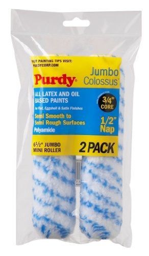Purdy PURDY 140626033 6.5 x 1/2-Inch Roll Cover, 2-Pack