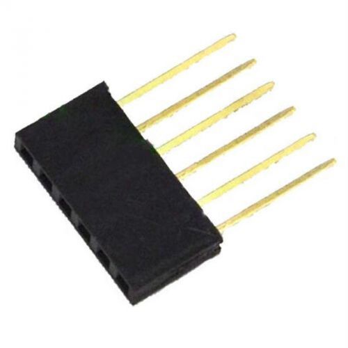 10pcs 6pin female tall stackable header connector socket for arduino l ac for sale