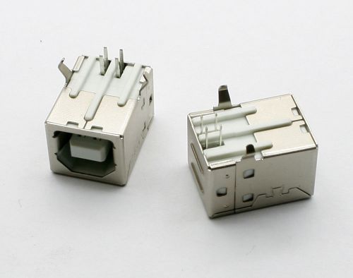 10Pcs USB Type-B Female 4Pin Dip Plug Connector Socket HW-UBF-01