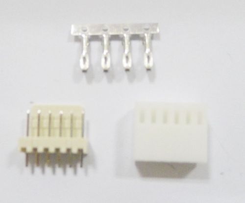 10 pcs KF2510 Connector Kits 2.54mm Pin Header + Terminal + Housing KF2510-6P  A