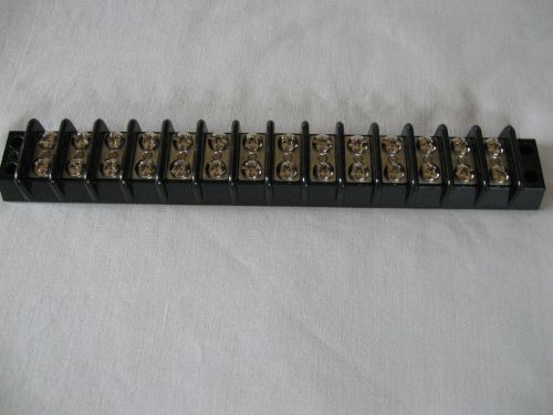 Magnum 14 postion dual row barrier terminal block for sale