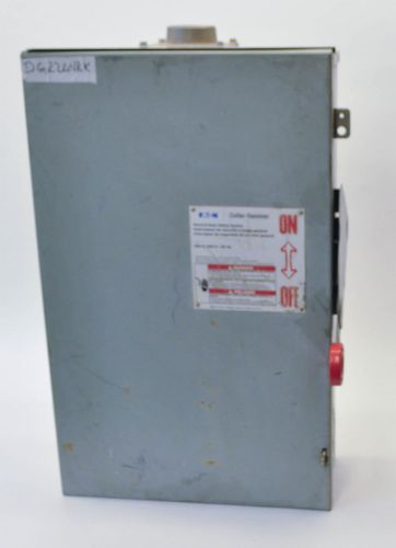 Eaton cutler-hammer dg224nrk heavy duty non-fusible safety switch 200a 240v for sale