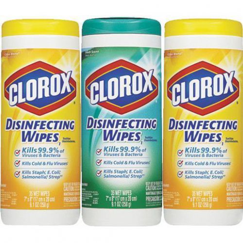 3PK 35CT DISINFECT WIPES 30112