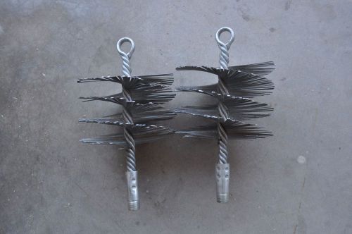 5&#034; Wire Duct Brushes / Conduit Mandrels - QTY 2