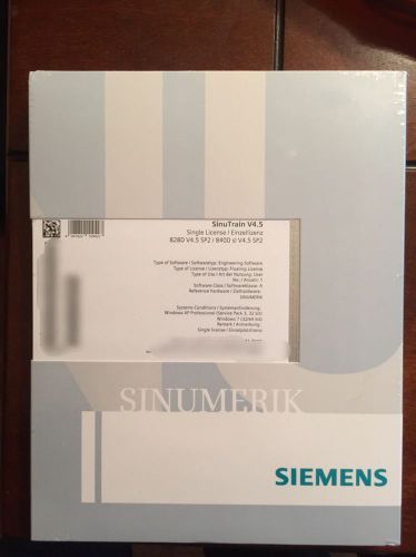 Siemens SinuTrain V4.5 Service Pack 2 840d Sl