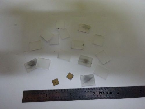 LOT PIEZOELECTRIC QUARTZ CRYSTAL BLANKS for TRANSDUCERS RESONATOR AS IS BN#W4-13