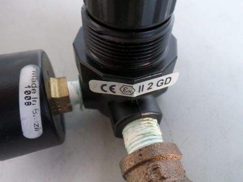 Norgren pressure regulator valve r07-200-rgea w/ashcroft gauge 0-15 1662  mona for sale