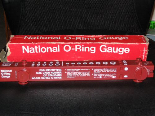 National O-Ring Gauge AS-568 Series Part#MD999 Made In USA Un-used?