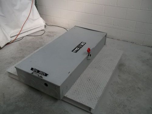 Ge 600 volt 400 amp fused disconnect (dis2655) for sale