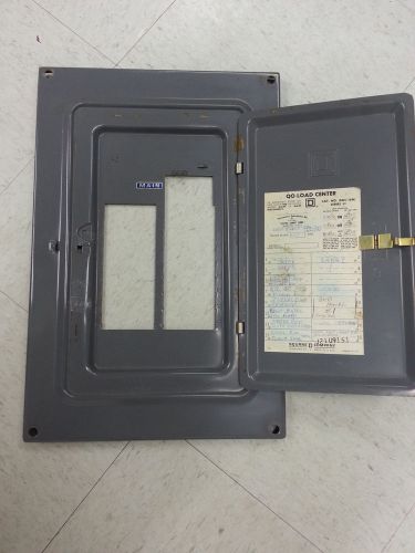 Square d  main service panel cover only for 12 to 16 cir. cat #qoc-16m for sale