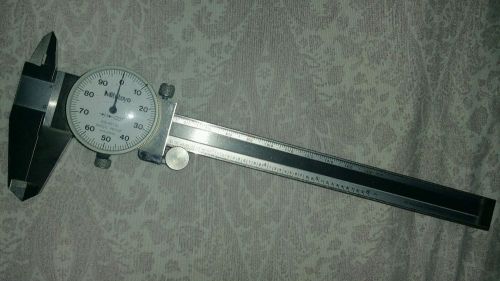 Mitutoyo 0&#034;-6&#034; inch dial calipers, .001&#034; inch range of measurement for sale