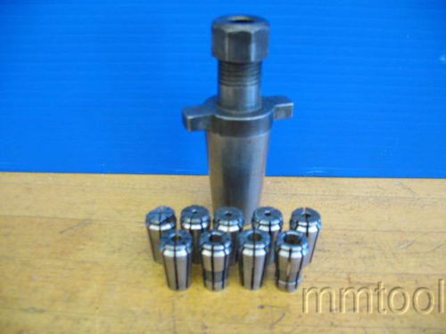 KWIK SWITCH 200 COLLET CHUCK + 9 COLLETS CNC MILLING