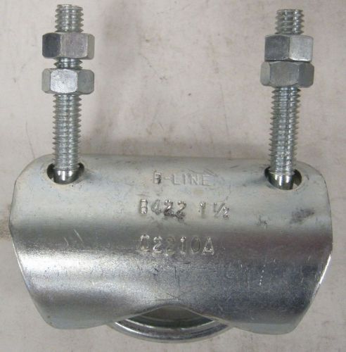 Cooper b-line 1-1/2&#034; 7 gauge steel right angle clamp b422 for sale