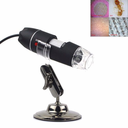 40X-800X USB Digital Microscope Zoom Endoscope Video PC Camera Magnifier w/CD