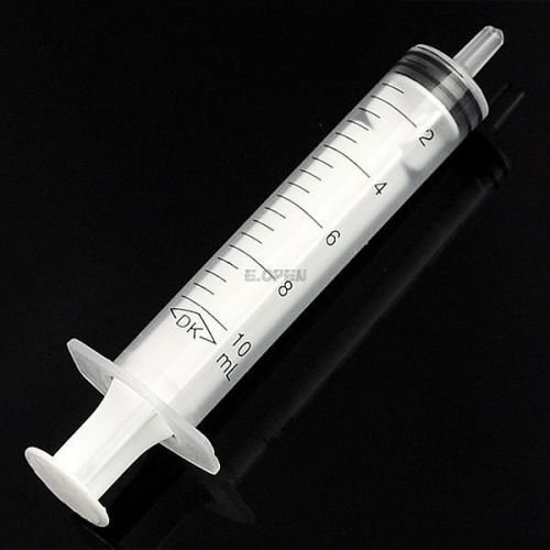 10x Sampler Injector Disposable Syringe 10ml For Measuring Nutrient Hydroponic