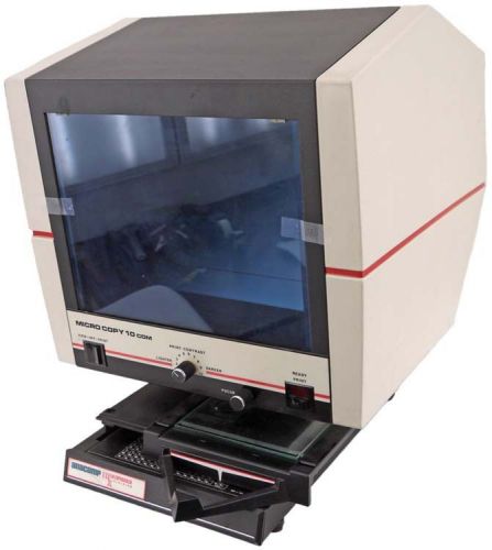 Vintage Micro Design MICROCOPY10-COM Microfiche Microfilm Viewer Reader Printer