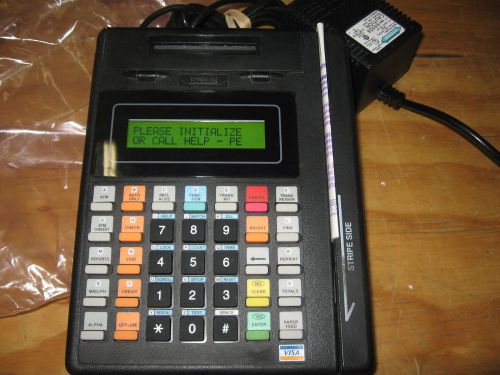 Hypercom T7P POS Thermal Credit Card Machine with Power Cable - Never used