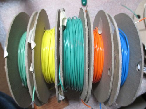 M22759/11-18 18 awg. SPC Silver Plated Wire 19 strand Multiple Color Lot 600+ft.