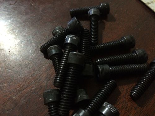1/4&#034;-20 x 1&#034; Black Oxide Alloy Steel Socket Cap Screw - Holo-Krome- 25ea