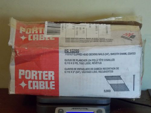 PORTER CABLE   2 x .113  CLIPPED HEAD PAPER TAPED DECKING NAIL. *-5000 COUNT????