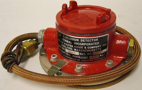 Fenwal static explosion pressure detector model 90018-0 for sale