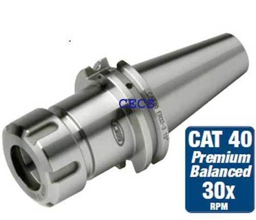 Sowa GS Tooling CAT 40 ER 40 x 4.00&#034; 30K RPM Balanced CNC Collet Chuck-0002&#034; TIR