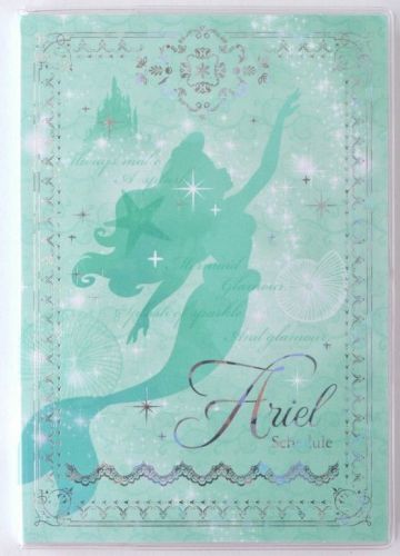 Delfino Disney Little Mermaid 2016 Notebook Green B6 Start Dec 2015 from Japan