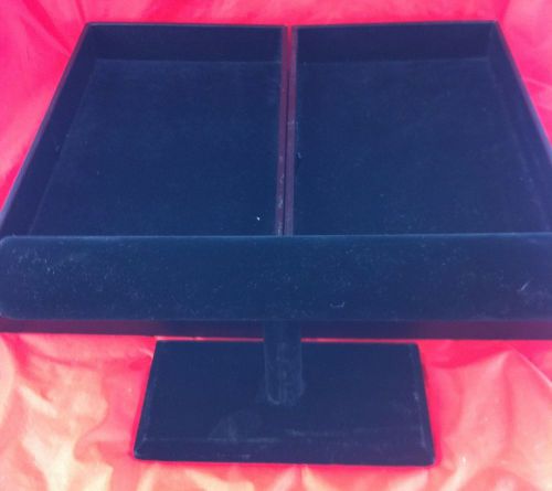 Black felt jewelry display boxes and 12 inch bracelet tree for sale