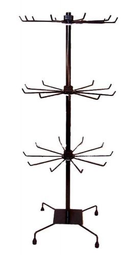 BLACK TALL 29 INCH METAL WIRE SPINNING COUNTER DISPLAY RACK organizer holder new
