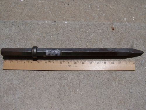 JACK HAMMER DRILL ,CHISEL POINT&gt; 1&#034; HEX  x 19-1/2&#034; LONG,  &#034;USA&#034;