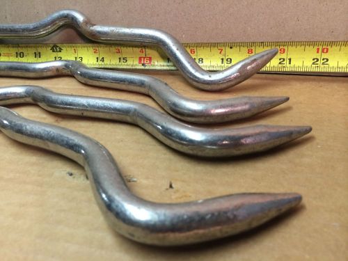 Heavy Duty vintage meat hooks commercial industrial stainless steel