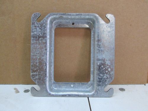 Lot of 25 Appleton 8468A Raised 1/2&#034; Inch Steel Square Cover Single Device
