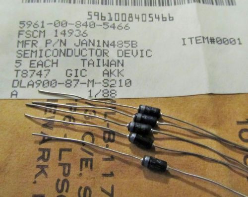 Switching Diode,G.I.,JAN1N485B,180V 0.2A 2-Pin DO-35,5961-00-840-5466,1 Pc