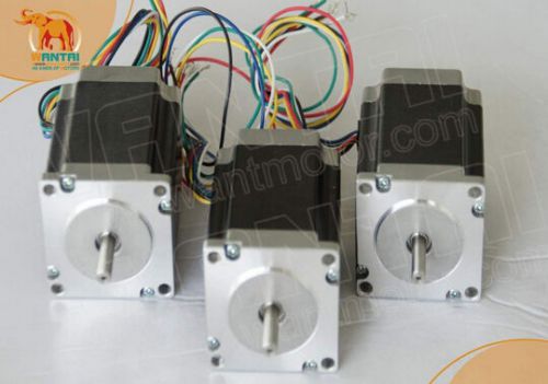 Usa free!wantai cnc 3pcs nema23 stepper motor 57bygh627 270oz-in 3a 4wires for sale