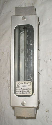 BROOKS Instrumentation 1358 SHO-RATE Glass Tube FlowMeter 1110-01F1B1A