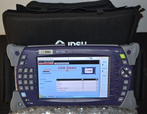 Jdsu mts-4000 handheld otdr with 4126ma module sm optical otdr tester kit new for sale