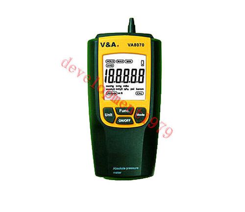 VA8070 Digital Absolute Pressure Press Meter Altitude Pocket Tester(Pa,hPa,mbar)