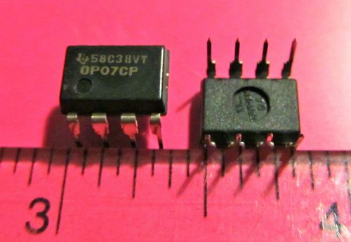 Operational Amplifier,Texas Instruments,0P07CP,Single,GP,18V 8-Pin,Dip, 5 Pcs