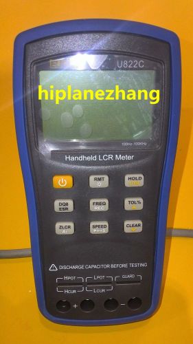 Hi-accuracy 0.1% handheld lcr meter lcrzdq ? esr tester 100khz usb 822c for sale
