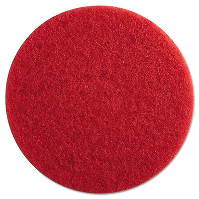 Standard Floor Pads, 13&#034; dia, Red, 5/Carton 4013 RED