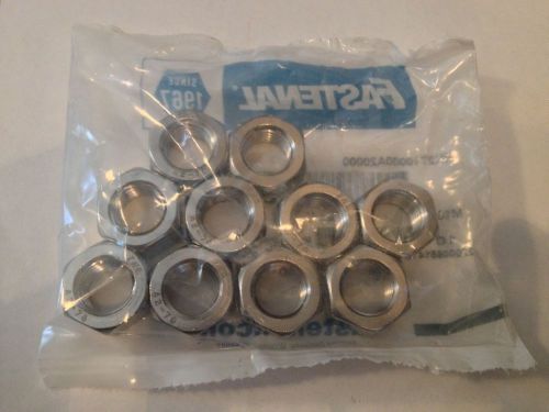 10-Pieces M16-2 NEW Hex Nuts. Fastenal brand Stainless Steel in factory package