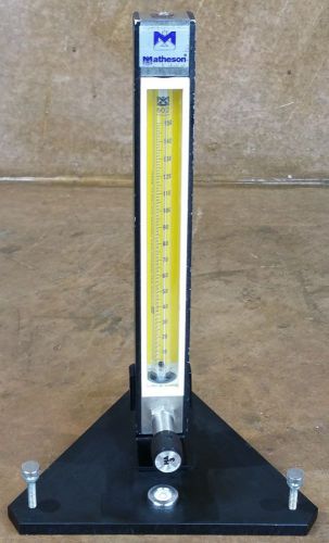 Matheson gas products high accuracy flowmeter * fm-1050 * 602 tube * tested for sale