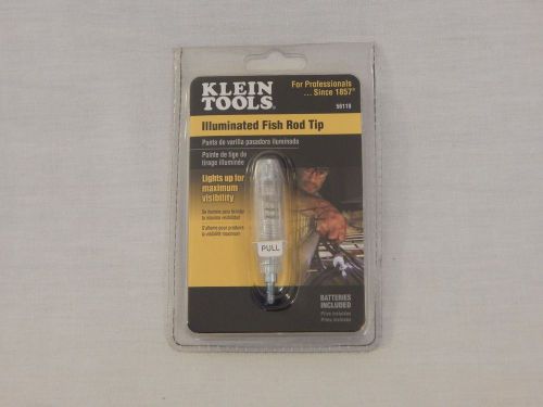 Klein tools illuminated fish rod tape tip led lighted lit glow 56119 light up for sale