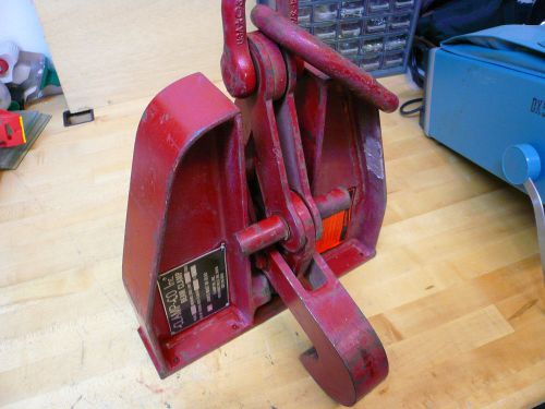 Clamp co. 5 ton steel beam grab model f5 for sale