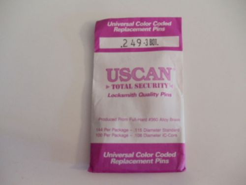 Uscan Locksmith Quality Pins .249 -3 BOT    Qty 1