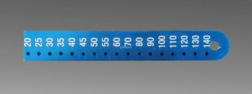 10PCS Ruier Dental gutta pointed  test board/measure scale Blue B047 PT