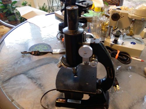 Wolfe Wetzlar Monocular Microscope - 10x, 45x,  Oil - Great Beginner Scope!