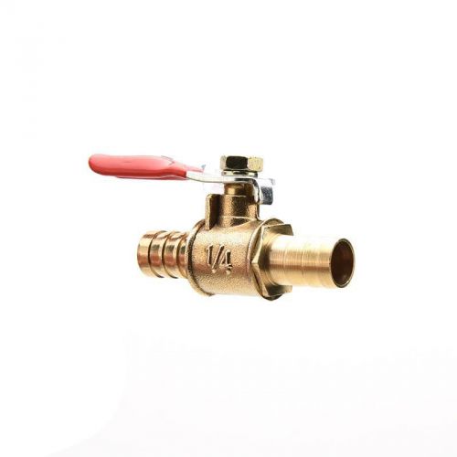 Reliable great 1/4&#034; pex brass ball valve, full port, crimp, shut-off valves 3c1 for sale